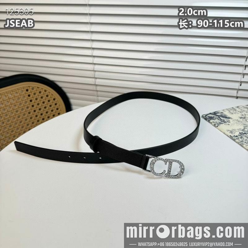 Replica Dior belt 20mmX90-115cm 8L18