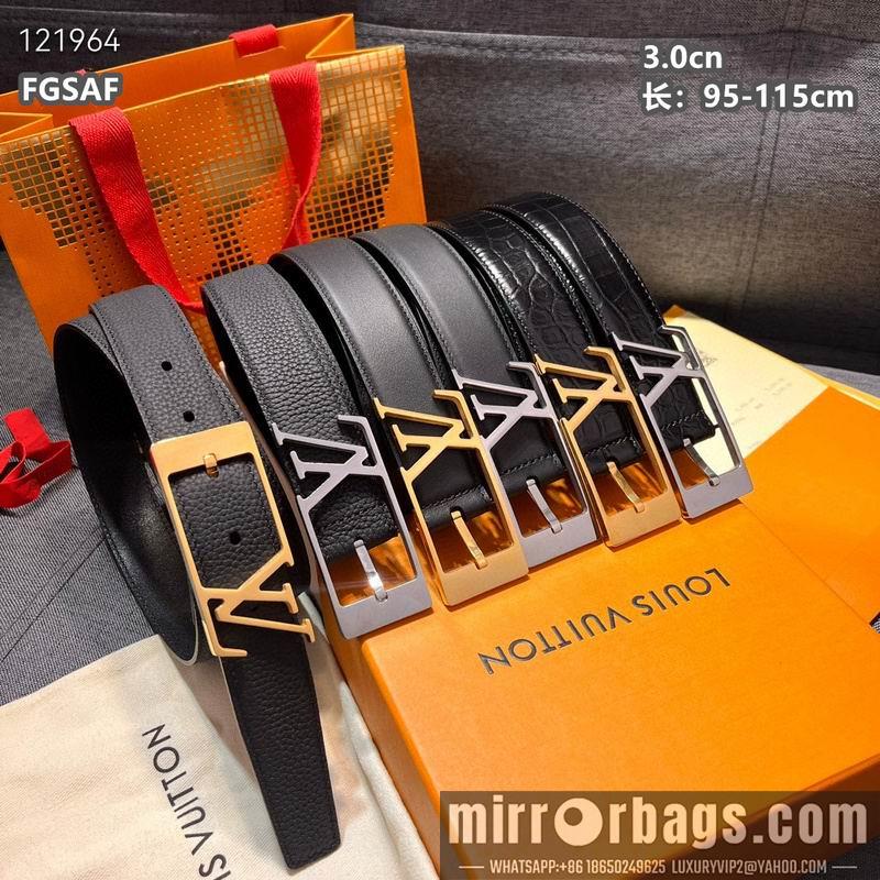 Replica LV belt 30mmX95-115cm 8L25