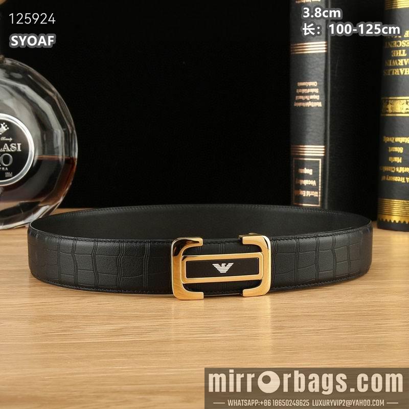 Replica Armani belt 38mmX100-125cm 8L06