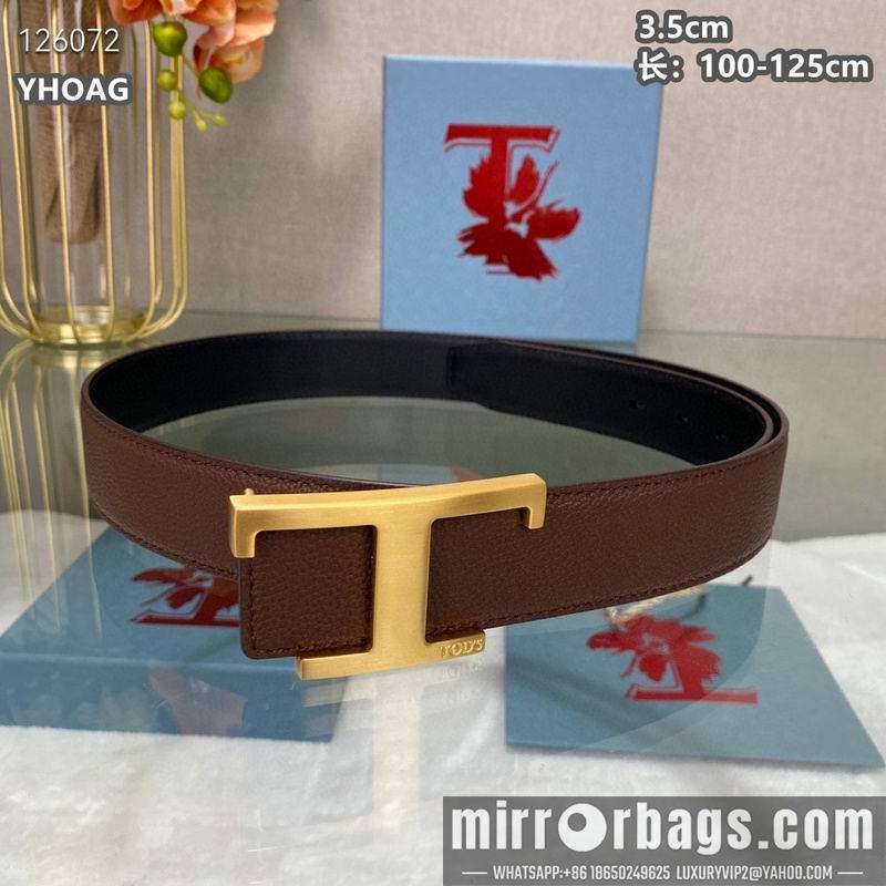 Replica Tod's belt 35mmX100-125cm 8L07