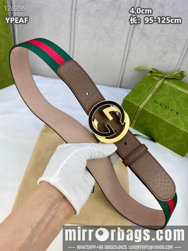 Replica Gucci belt 40mmX95-125cm 8L63