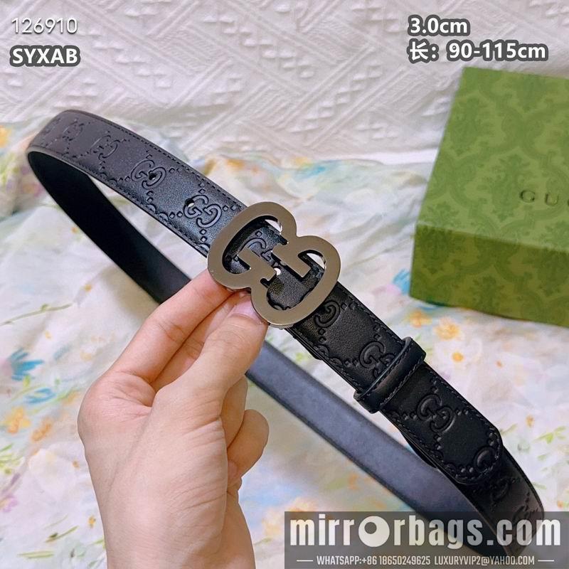 Replica Gucci belt 30mmX90-115cm 8L25