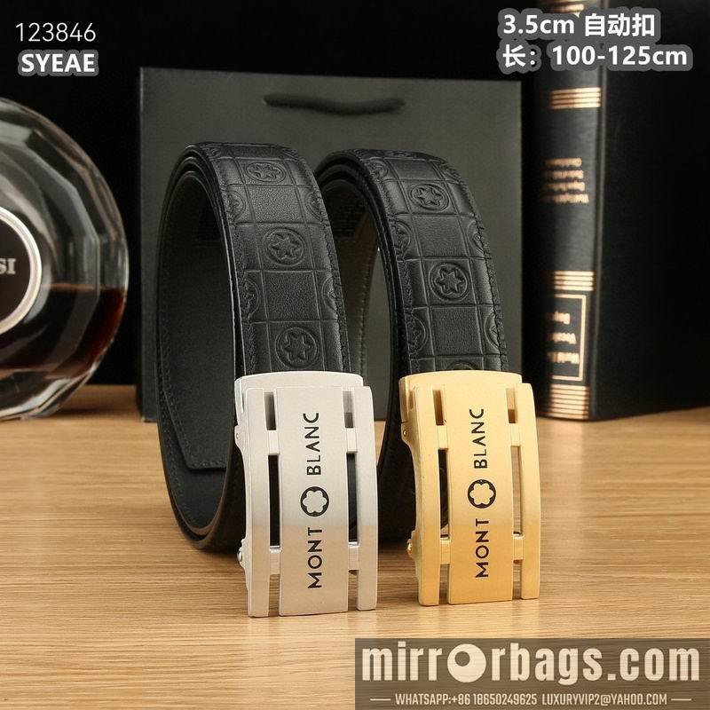 Replica Montlanc belt 35mmX100-125cm 8L55