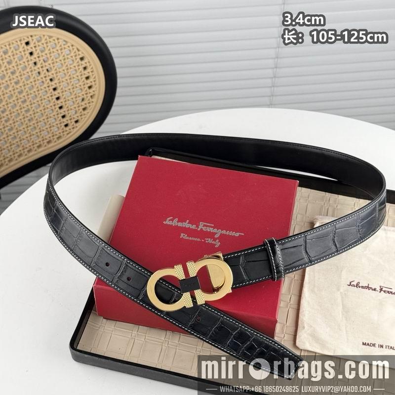 Replica Ferragamo belt 34mmX105-125cm 8L13