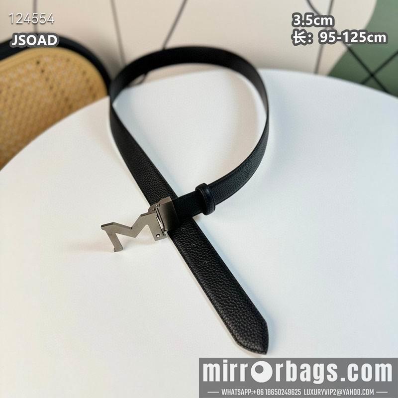 Replica Montblanc belt 35mmX95-125cm 8L08