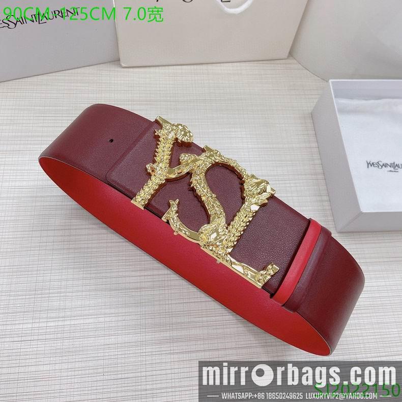 Replica YSL Belt 70mmX90-125cm 7D04