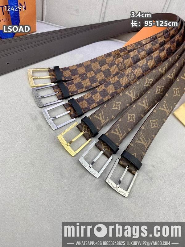 Replica LV belt 34mmX95-125cm 8L24