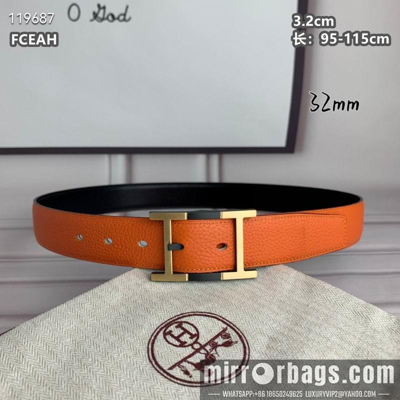 Replica Hermes belt 32mmX95-125cm 8L040803