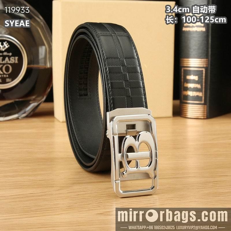 Replica Burberry belt 34mmX100-125cm 8L05