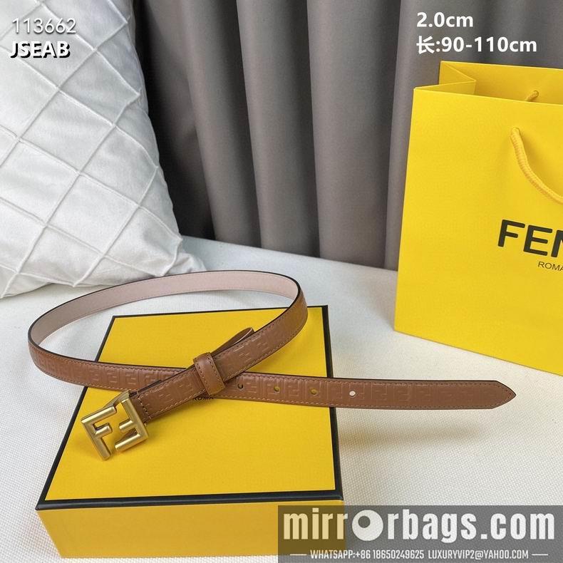 Replica Fendi Belt 20mmX90-110cm 8L08