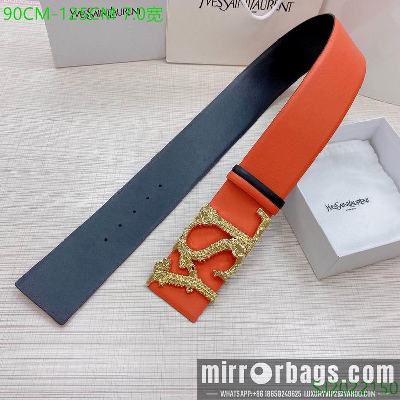 Replica YSL Belt 70mmX90-125cm 7D04