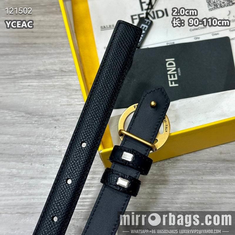 Replica Fendi belt 20mmX90-110cm 8L17