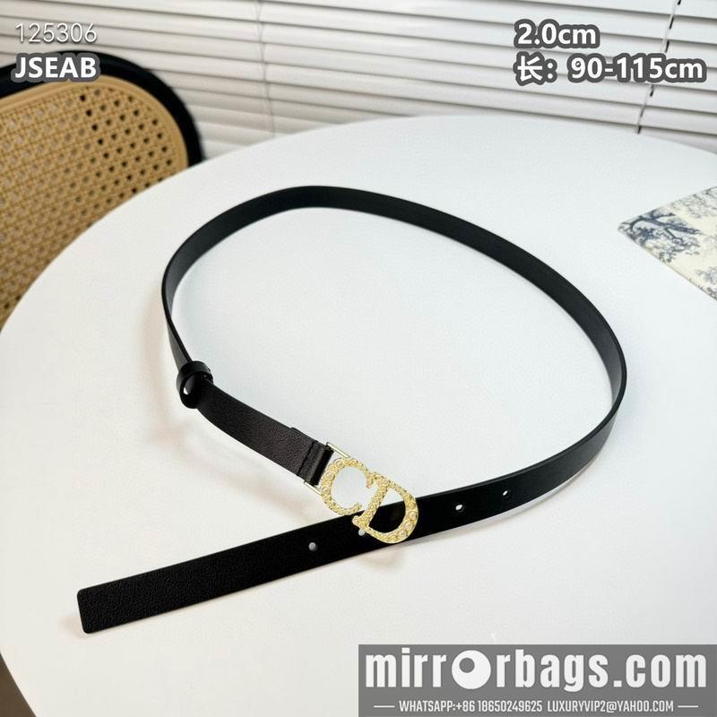 Replica Dior belt 20mmX90-115cm 8L18