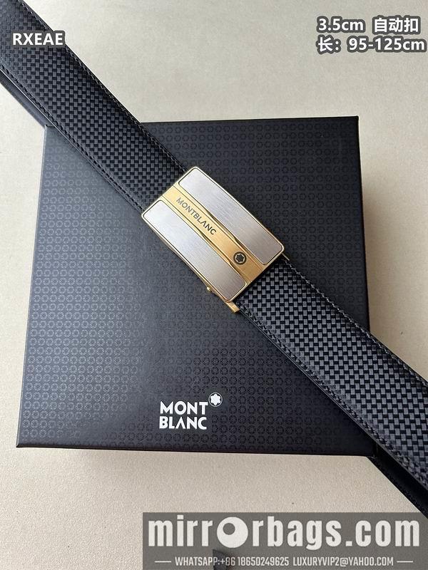 Replica Montlanc belt 35mmX100-125cm 8L80