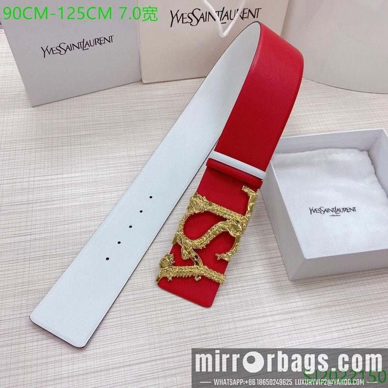 Replica YSL Belt 70mmX90-125cm 7D04
