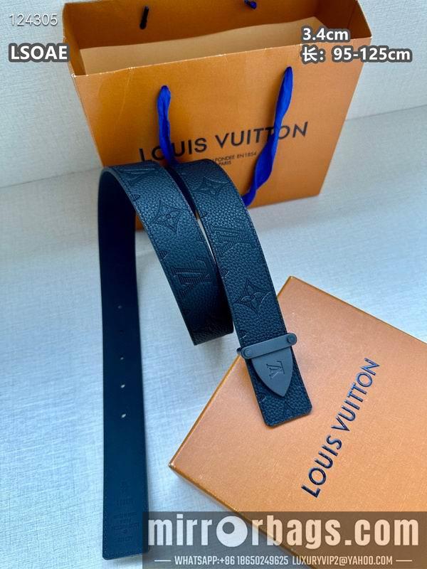 Replica LV belt 34mmX95-125cm 8L21