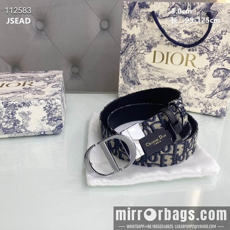 Replica Dior belt 30mmX95-125cm 8L11