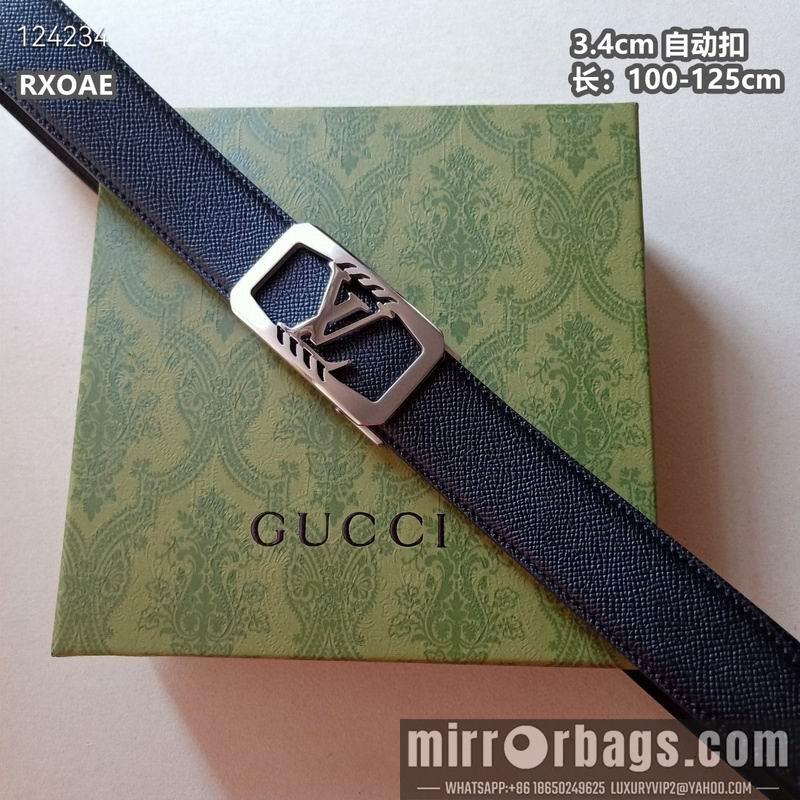 Replica LV belt 34mmX100-125cm 8L29