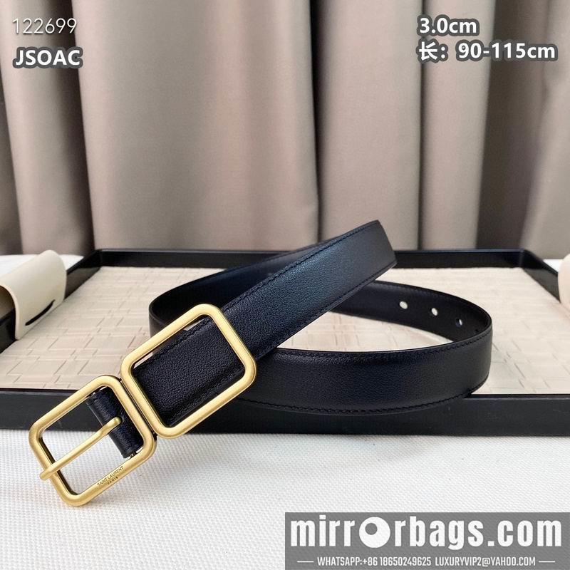 Replica YSL belt 30mm 90-115cm 8L08