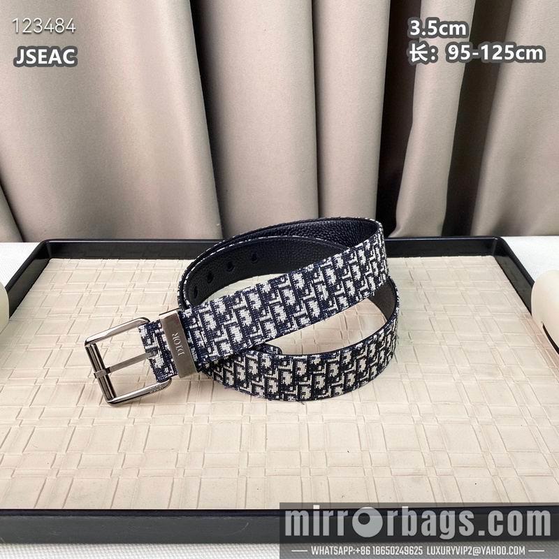 Replica Dior belt 35mmX95-125cm 8L29