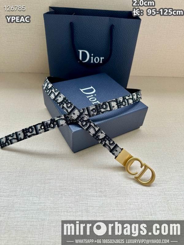 Replica Dior belt 20mmX95-125cm 8L22