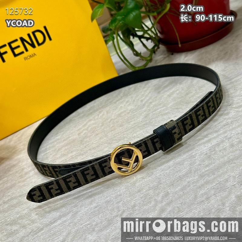Replica Fendi belt 20mmX90-115cm 8L18