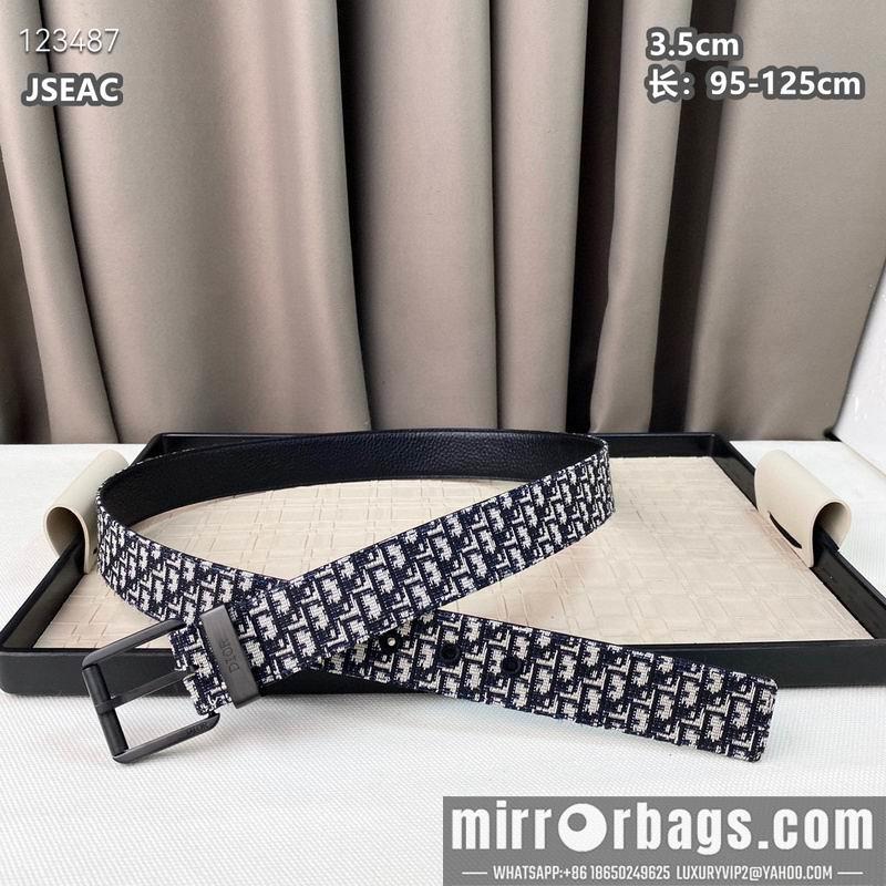 Replica Dior belt 35mmX95-125cm 8L29
