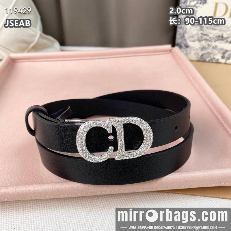 Replica Dior belt 20mmX90-115cm 8L040801