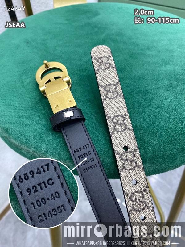 Replica Gucci belt 20mmX90-115cm 8L22