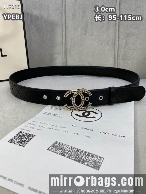 Replica Chanel belt 30mmX95-115cm 8L040805