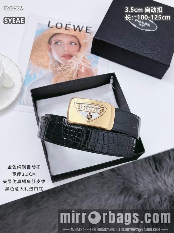 Replica Prada belt 自动带 35mmX100-125cm 8L072004