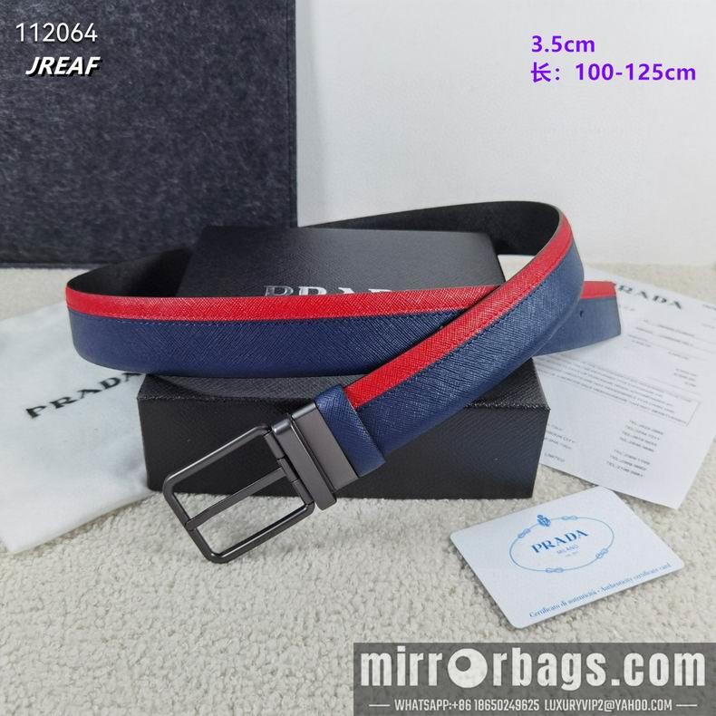 Replica Prada belt 35mmX100-125cm 8L05