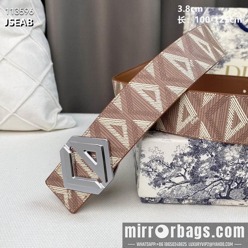 Replica Dior belt 38mmX100-125cm 8L02