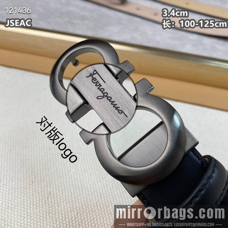 Replica Ferragamo belt 34mmX100-125cm 8L09