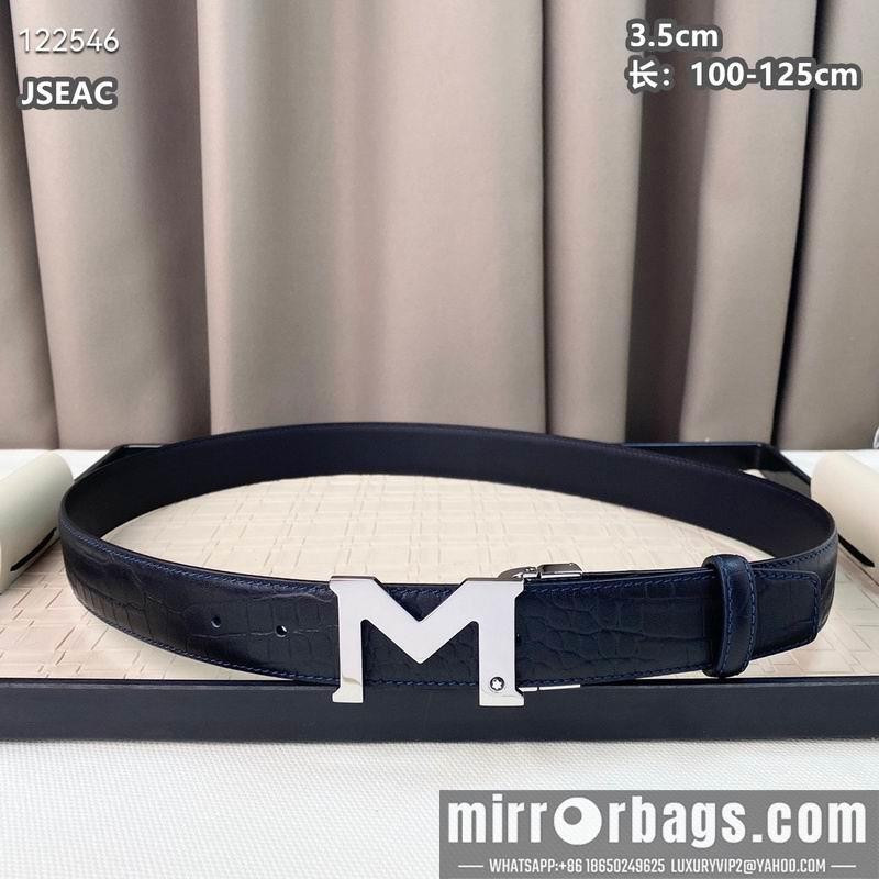 Replica Montblanc belt 35mmX100-125cm 8L09
