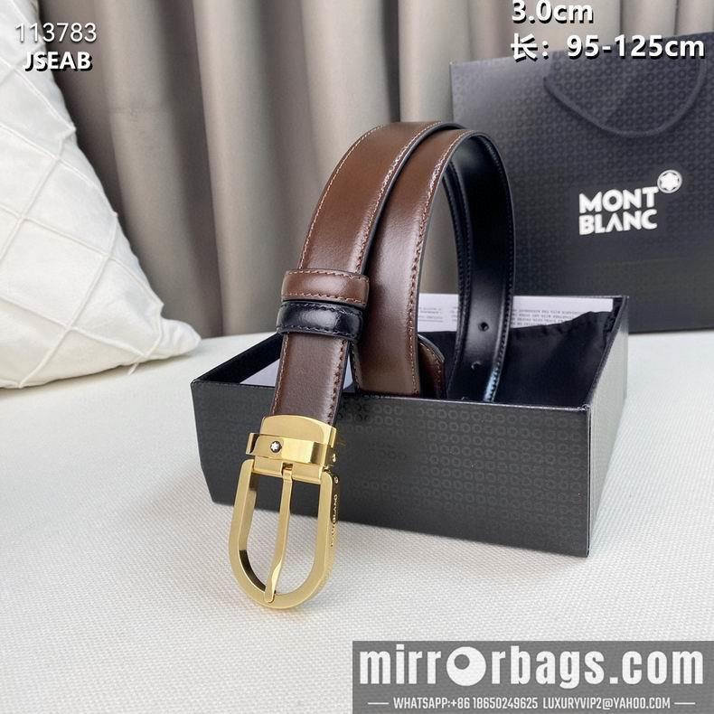 Replica Montblanc belt 30mmX95-125cm 8L03