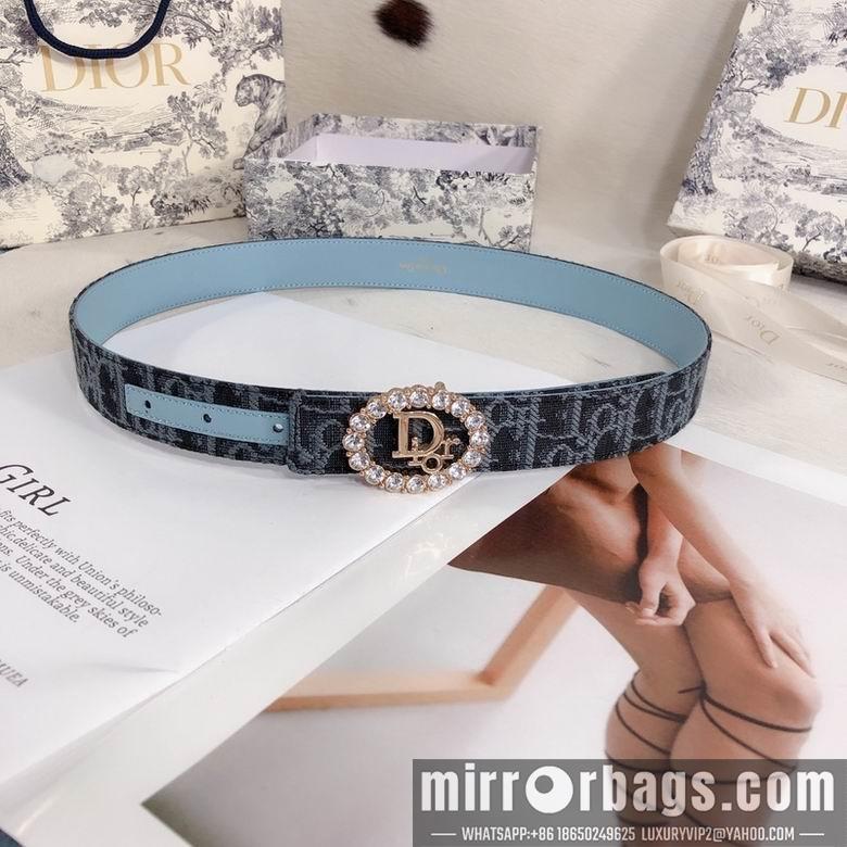 Replica Dior Belt 30mmX95-110cm 7d07