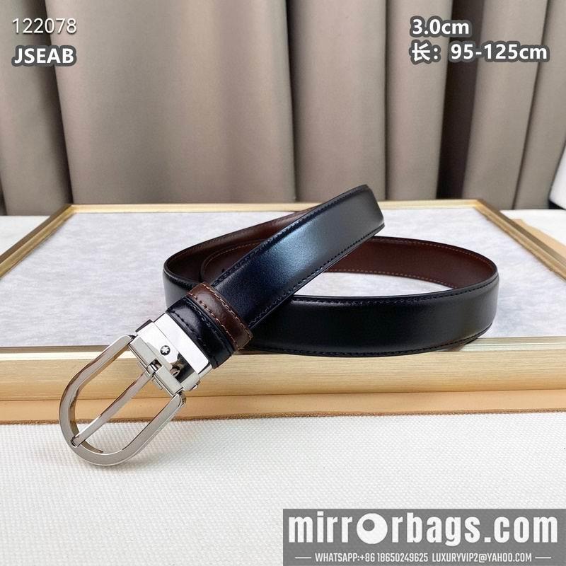 Replica Montblanc belt 35mmX95-125cm 8L05