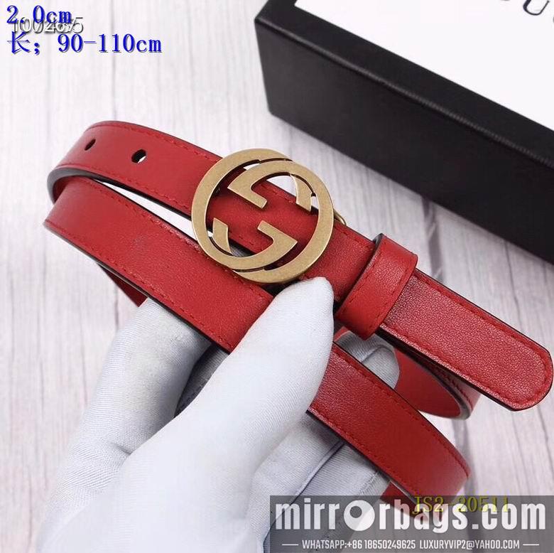 Replica Gucci belt 20mm 90-110cm 8L01