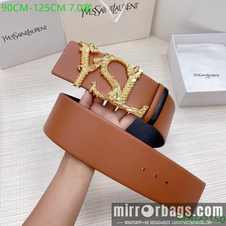 Replica YSL Belt 70mmX90-125cm 7D04