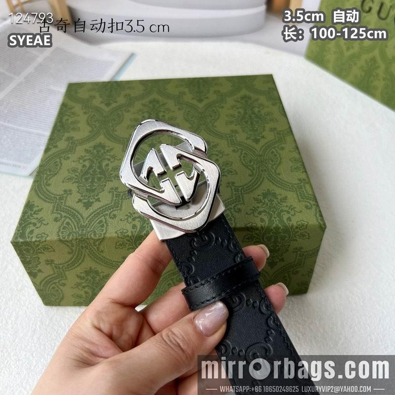 Replica Gucci belt 35mmX100-125cm 8L15