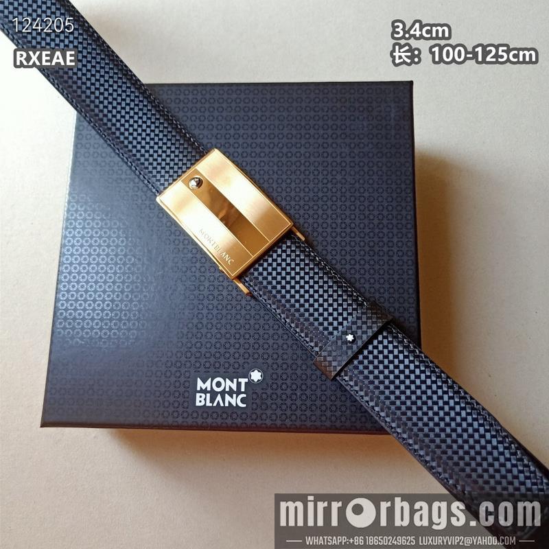 Replica Montlanc belt 34mmX100-125cm 8L11