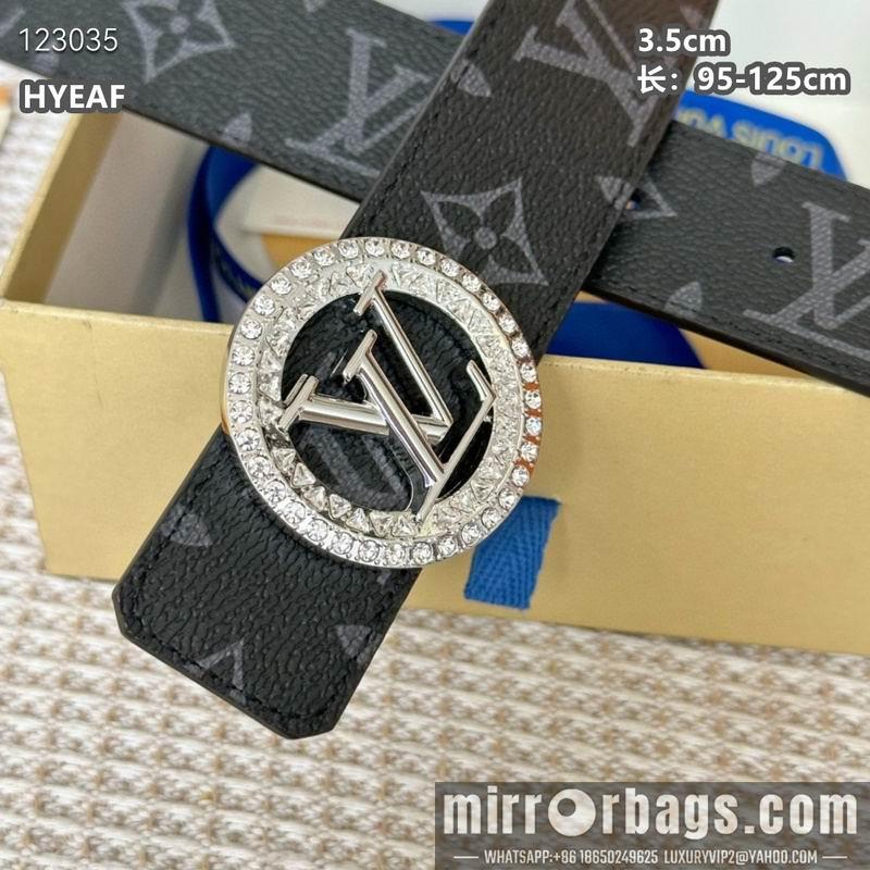Replica LV belt 35mmX95-125cm 8L18