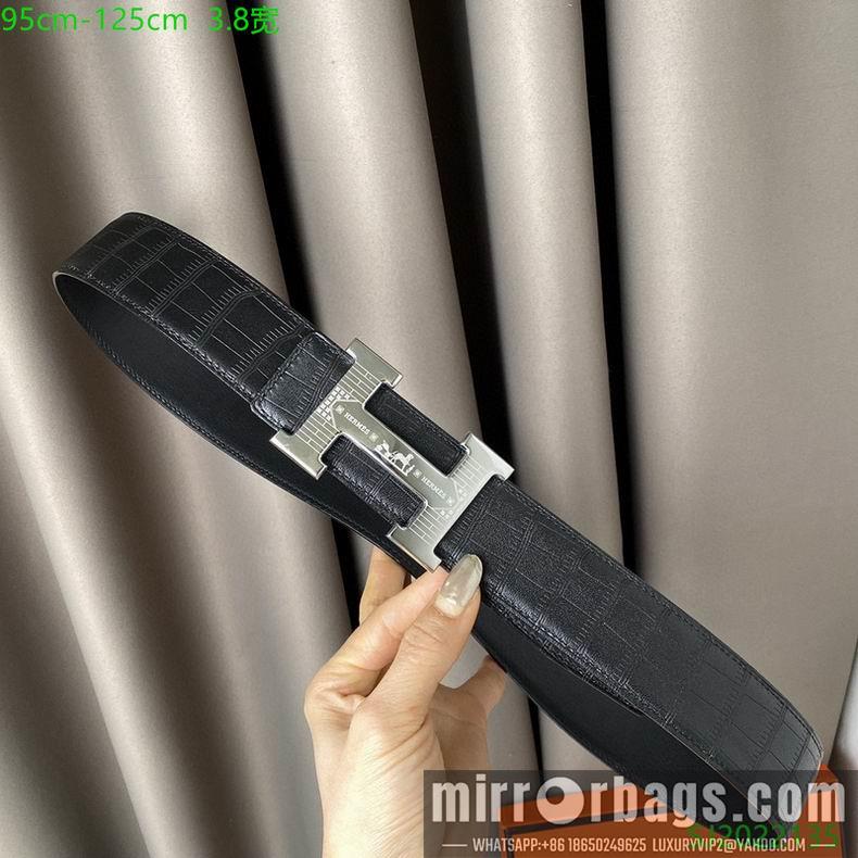 Replica Hermes Belt 38mmX95-125cm 7D101