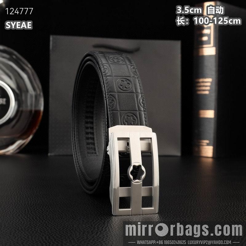 Replica Montlanc belt 35mmX100-125cm 8L37