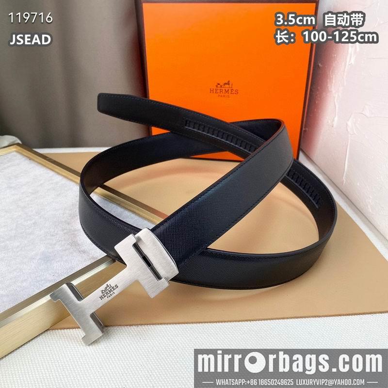 Replica Hermes belt 自动带35mmX100-125cm 8L040802