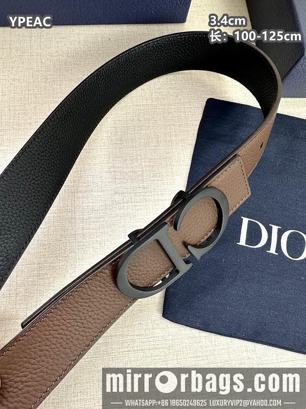 Replica Dior belt 34mmX100-125cm 8L07