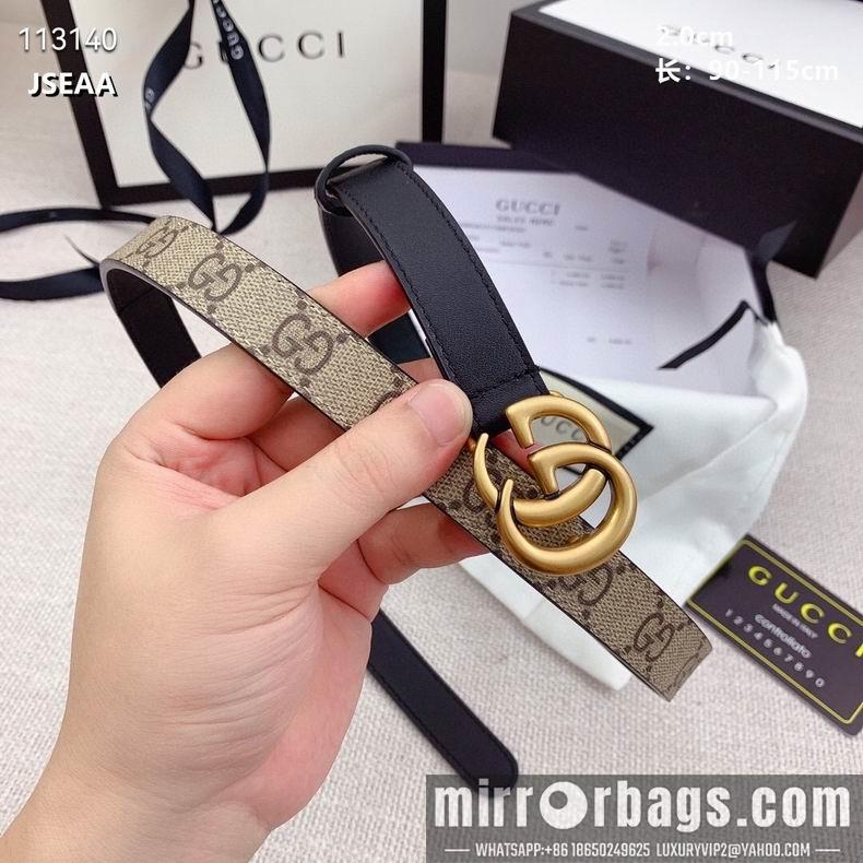 Replica Gucci belt 20mmX90-115cm 8L07
