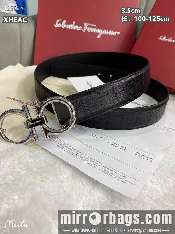 Replica Ferragamo belt 35mmX100-125cm 8L53