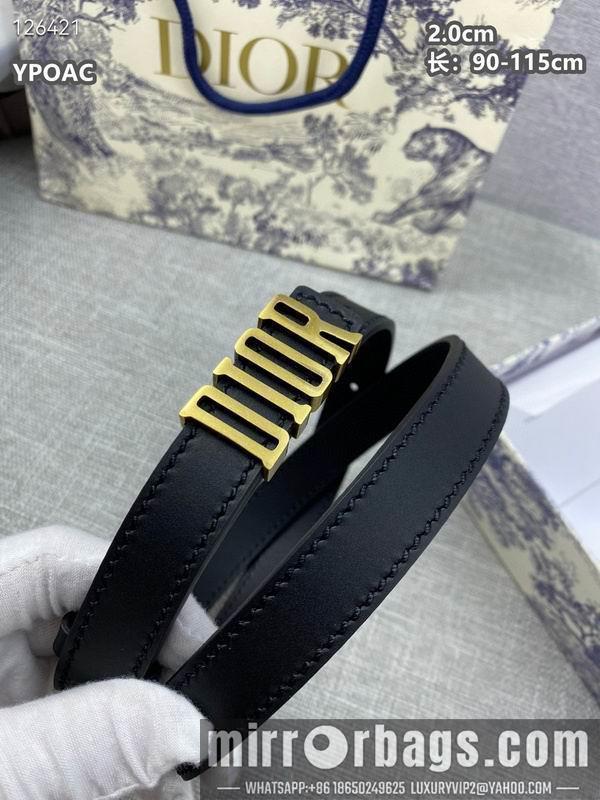 Replica Dior belt 20mmX90-115cm 8L02